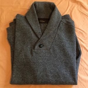 Shawl collar sweater